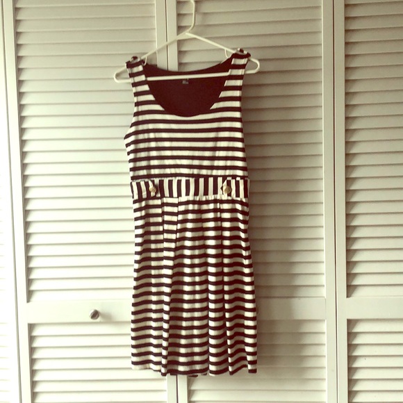 Forever 21 Dresses & Skirts - Black and Cream Striped Dress